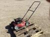 PALLET W/ LAWN MOWER & TOMATO CAGES - 4