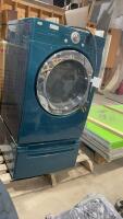 LG SENSOR DRYER ON A PEDESTAL BASE