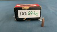 BOX OF NOSLER BULLETS &hellip;.25 CAL BOAT TAIL
