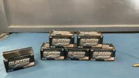 (5) FULL BOXES - , (1) PARTIAL BOX OF BLAZER 9MM LUGER AMMO&hellip;PAL REQUIRED FOR PURCHASE
