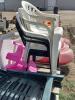 PALLETE OF (2) FOLDABLE & (7) PLASTIC OUTDOOR CHAIRS - 3