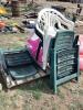 PALLETE OF (2) FOLDABLE & (7) PLASTIC OUTDOOR CHAIRS - 4