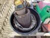 PALLET OF MISCELLANEOUS GARDEN - INCLUDES A TRACTOR SPRINKLER - 6