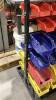 BOLT BINS ON A ROLLING CART - DOUBLE SIDED - 4