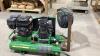 JOHN DEERE AC1-8GH WHEEL BARROW AIR COMPRESSOR WITH HONDA 200 MOTOR