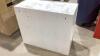WHITE WALL MOUNT METAL CABINET - 2