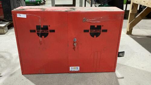WURTH METAL CABINET - 2 SHELVES
