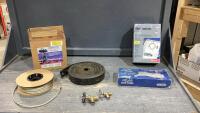 BOX W/TIMER, DOOR CLOSER, FREEZE PROTECTION CABLE, RUBBER BELTING