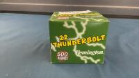 (500) LIVE ROUNDS REMINGTON .22 LR THUNDERBOLT AMMO&hellip;..PAL REQUIRED FOR PURCHASE