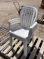 (3) PLASTIC CHAIRS