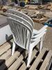 (3) PLASTIC CHAIRS - 3