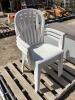 (3) PLASTIC CHAIRS - 4