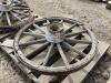 ANTIQUE WOODEN WHEEL - 2