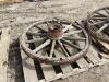 ANTIQUE WOODEN WHEEL - 3