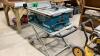 MAKITA PORTABLE TABLE SAW ON FOLDING STAND