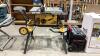 DEWALT 10&rdquo; PORTABLE TABLE SAW ON FOLDING STAND