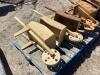 (3) WOODEN WHEELBARROW PLANTERS - 3