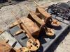 (3) WOODEN WHEELBARROW PLANTERS - 3