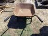 RUSTED WHEEL BARROW W/ RUBBER WHEEL - 4