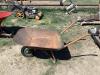 RUSTED WHEEL BARROW W/ RUBBER WHEEL - 2