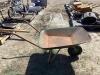 RUSTED WHEEL BARROW W/ RUBBER WHEEL - 3