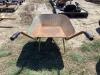 RUSTED WHEEL BARROW W/ RUBBER WHEEL - 4