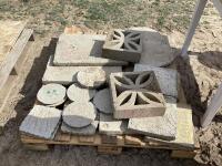 PALLET OF ASSORTED STEPPING STONES