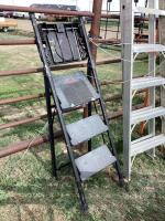 PLASTIC FOLDABLE 4-STEP LADDER