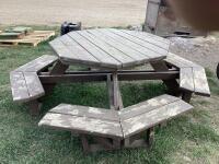 WOODEN PICNIC TABLE