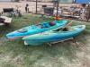 (2) MAXIM-100NXT/ESPRIT-100 PELICAN KAYAKS & (2) PADDLES - 2