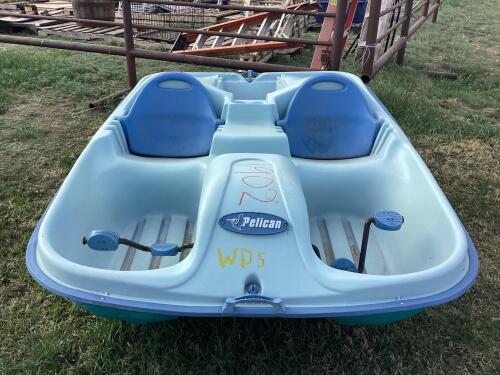 PELICAN TWO-SEAT PEDAL BOAT