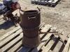ANTIQUE RUSTED STOVE - 2
