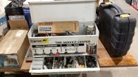 TIRE SERVICE CENTER METAL CASE WITH CONTENTS