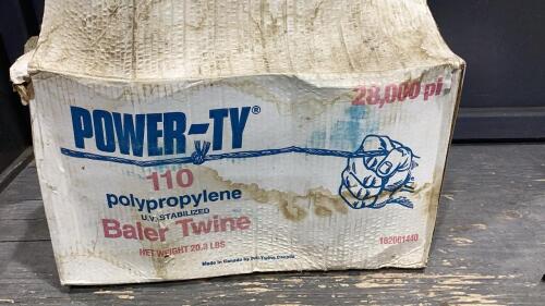 BOX OF POWER-TY POLY BALER TWINE