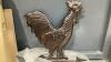 ROOSTER WEATHER VANE - MISSING ROOF MOUNT - 4