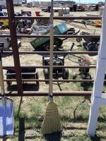 BUNDLE W/ BROOM & (2) ASSORTED RAKES