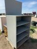 Lift with two sets of shelves