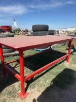 Good heavy steel welding table