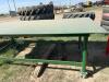 Heavy, steel work table on casters - 2