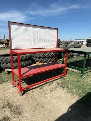 Rolling shop workbench