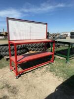 Rolling shop workbench