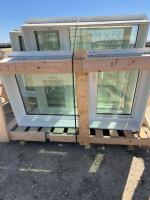 Pallet of three exterior windows
