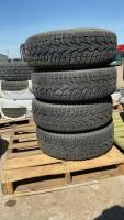4 TOYO OBSERVE G3-ICE W/ BLACK RIMS - 245/70R17 - OFF OF FORD F150