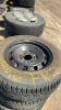 4 TOYO OBSERVE G3-ICE W/ BLACK RIMS - 245/70R17 - OFF OF FORD F150 - 2