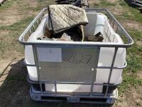 TOTE W/ WHEEL CAPS, LIGHTS, VEHICLE COVER & MISCELLANEOUS