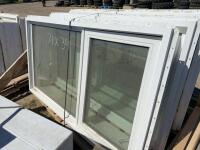 Lift of three exterior windows
