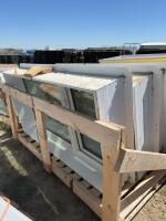 Pallet of three exterior windows