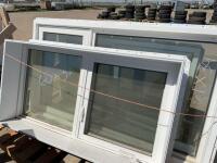 Pallet of three exterior windows