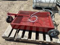 Oil change cart