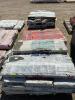 Three lifts of asphalt shingles